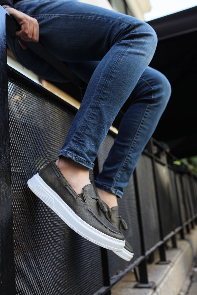 CH127 - CBT Loafer - X Men Sneaker Khaki - chekich.com