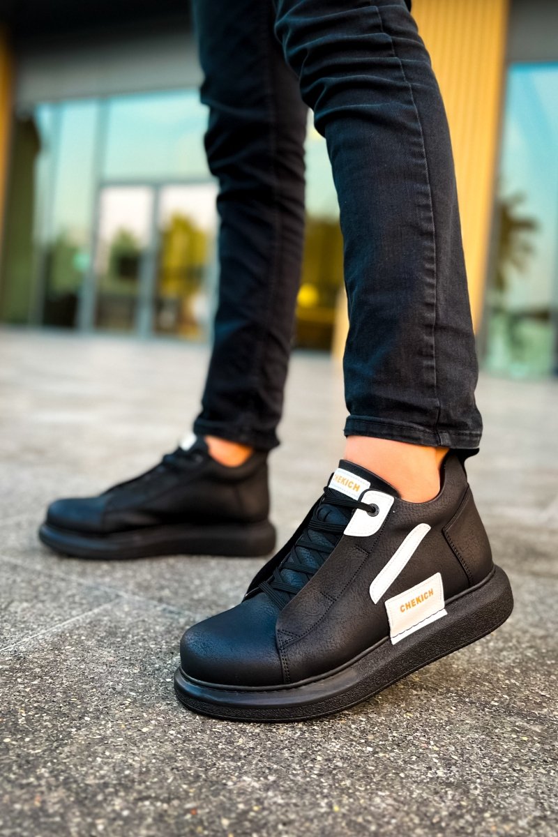 CH131 GST Frogner Men's Boots Black/White - chekich.com