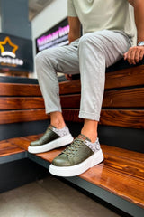 CH145 - CBT Sauerbergg Erkek Ayakkabı HAKI - chekich.com