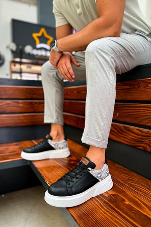 CH145 - CBT Sauerbergg Erkek Ayakkabı SIYAH - chekich.com