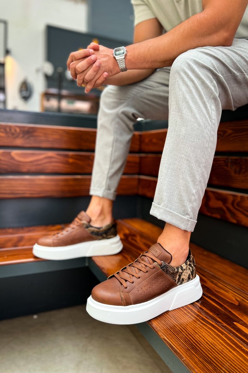 CH145 - CBT Sauerbergg Men Sneaker Tan - chekich.com