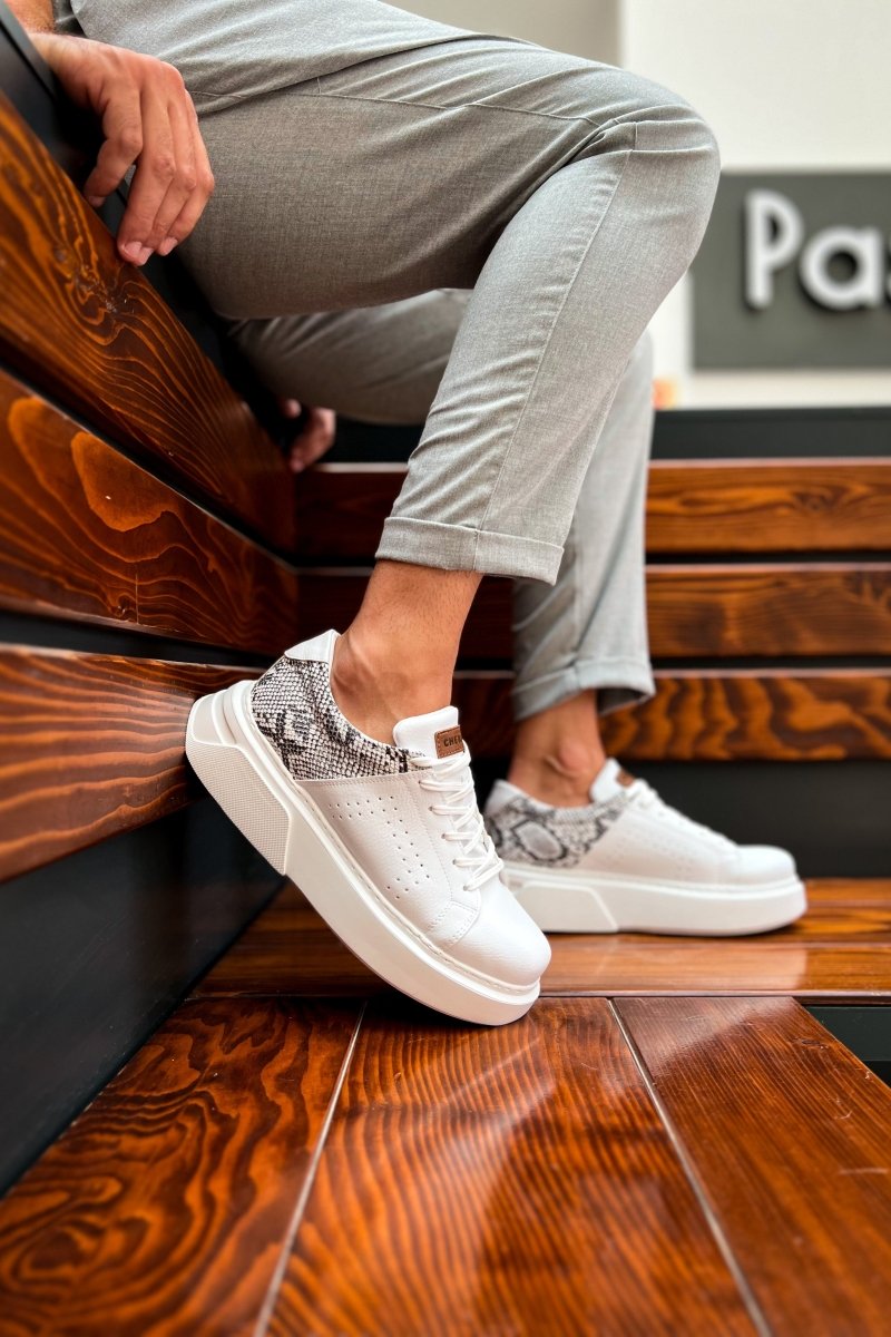 CH145 - CBT Sauerbergg Men Sneaker White - chekich.com
