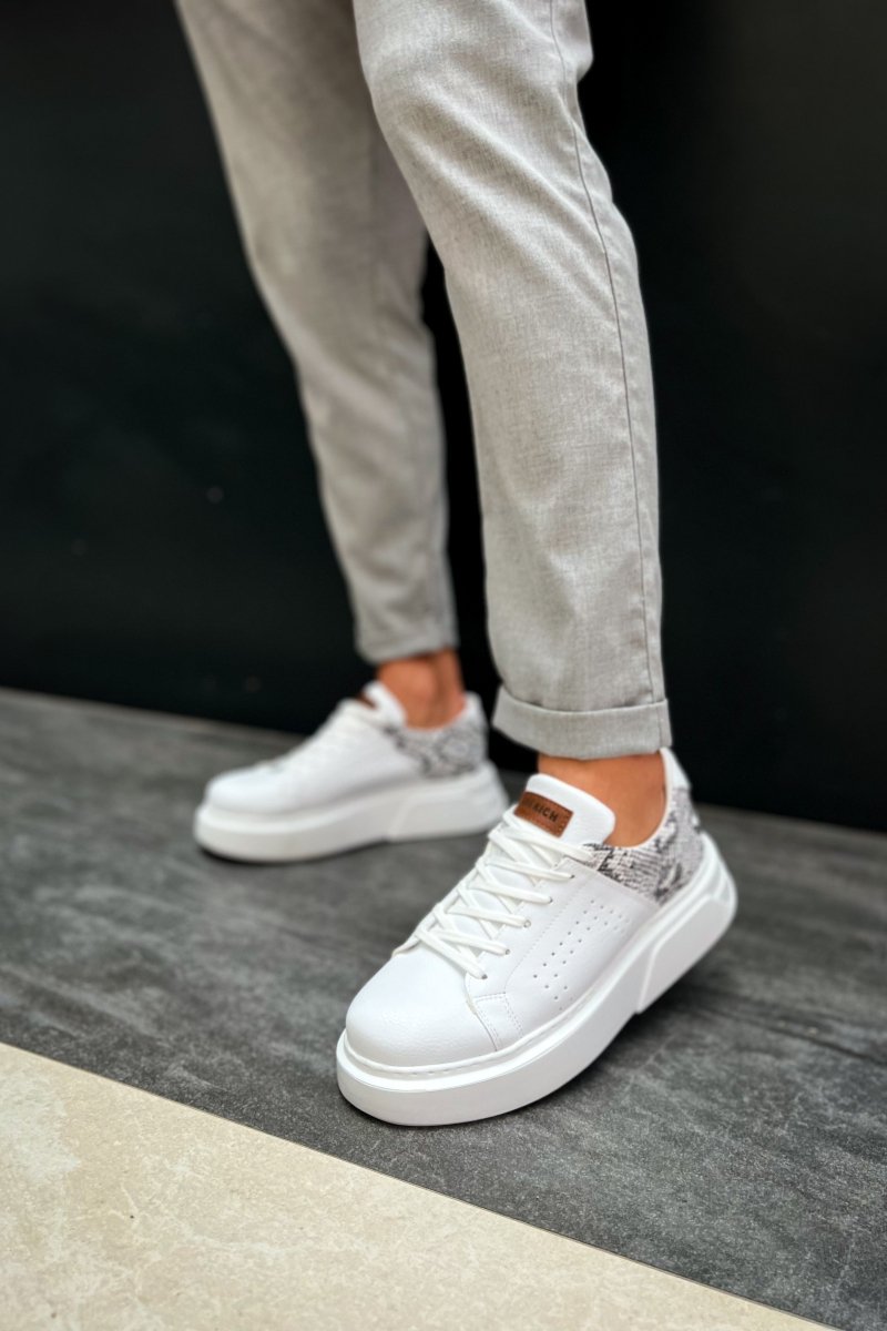 CH145 - CBT Sauerbergg Men Sneaker White - chekich.com