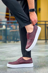 CH149 - CBT Changer Over Erkek Ayakkabı BORDO - chekich.com