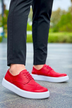 CH149 - CBT Changer Over Erkek Ayakkabı KIRMIZI - chekich.com