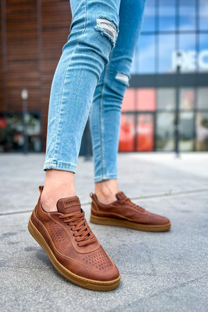 CH157 - CKT Retro Erkek Ayakkabı TABA - chekich.com