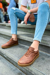 CH157 - CKT Retro Erkek Ayakkabı TABA - chekich.com