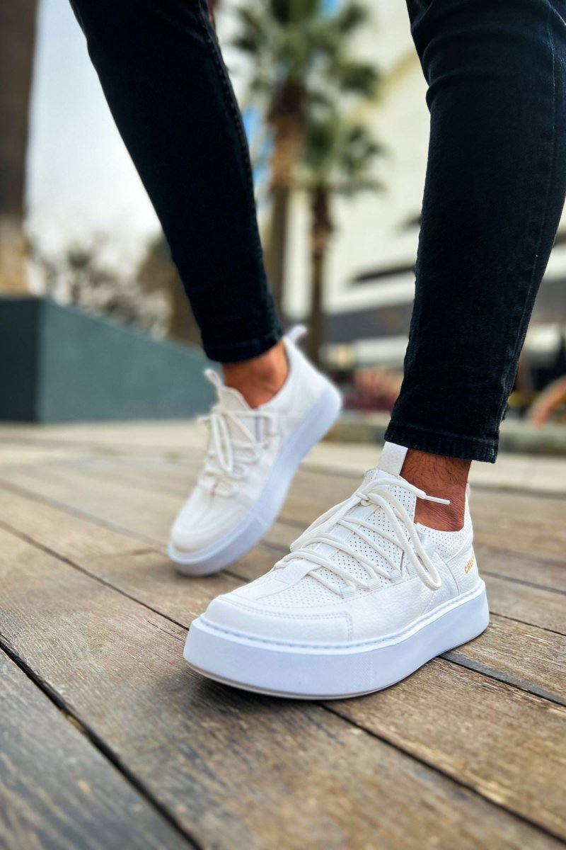 CH159 - CBT Saturn Men Sneaker White - chekich.com