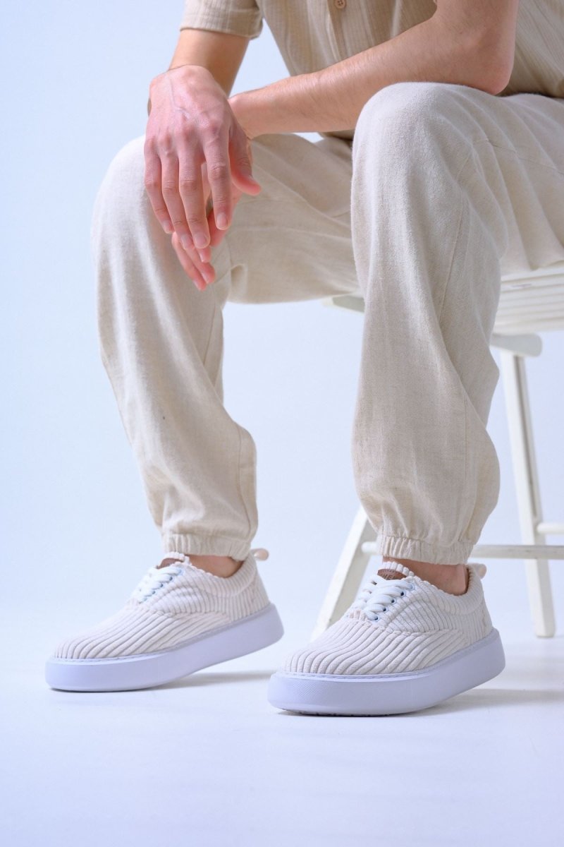 CH173 - CBT Velluto Men Sneaker White - chekich.com