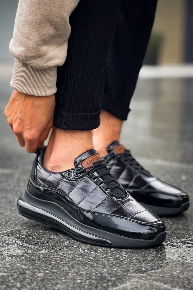 CH179 - RST Sporty Runner Men Sneaker Black - chekich.com