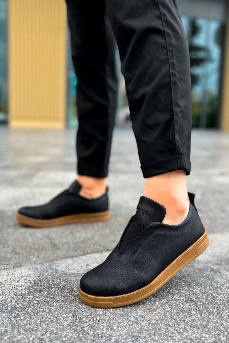 CH195 - CKT Rigidus Erkek Ayakkabı SIYAH - chekich.com