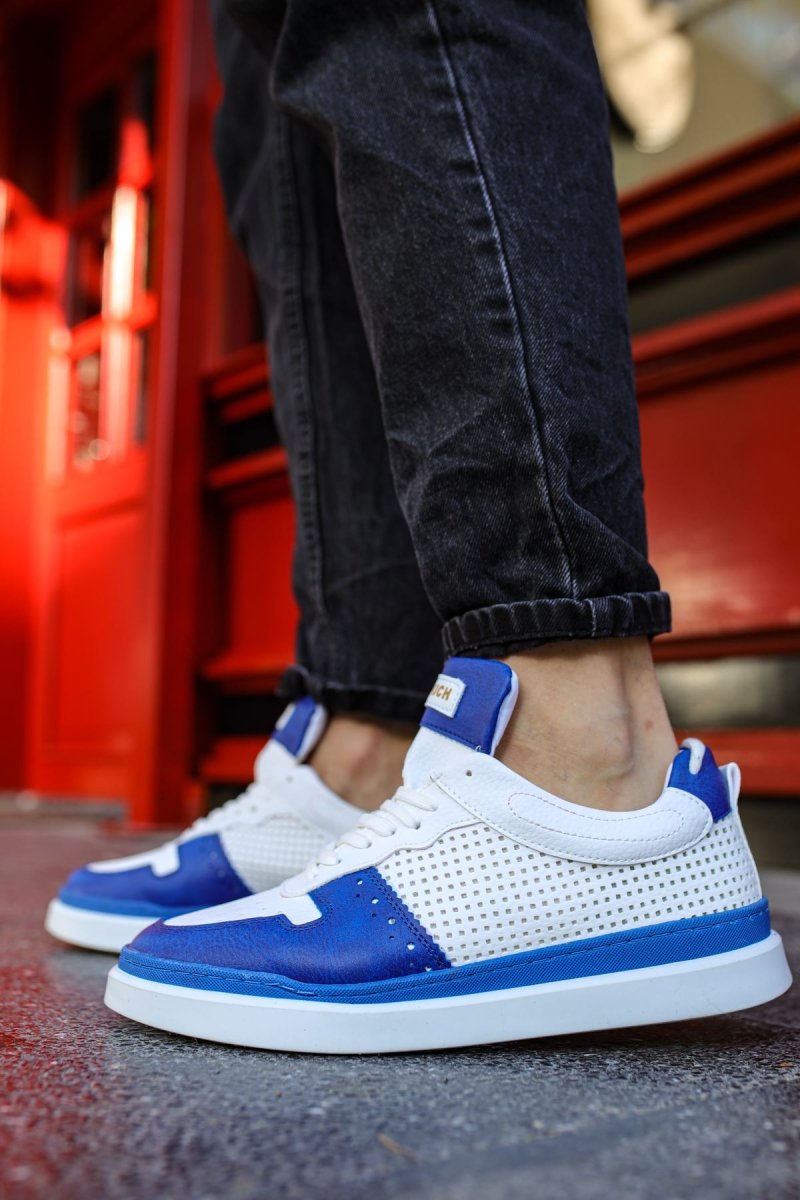 CH201 - CBT Hercules Erkek Ayakkabı SAX MAVI/BEYAZ - chekich.com