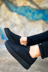 CH203 - OST Maglieria Erkek Ayakkabı SIYAH - chekich.com