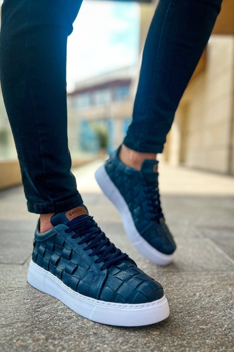 CH209 - OBT Vimini Erkek Ayakkabı LACIVERT - chekich.com