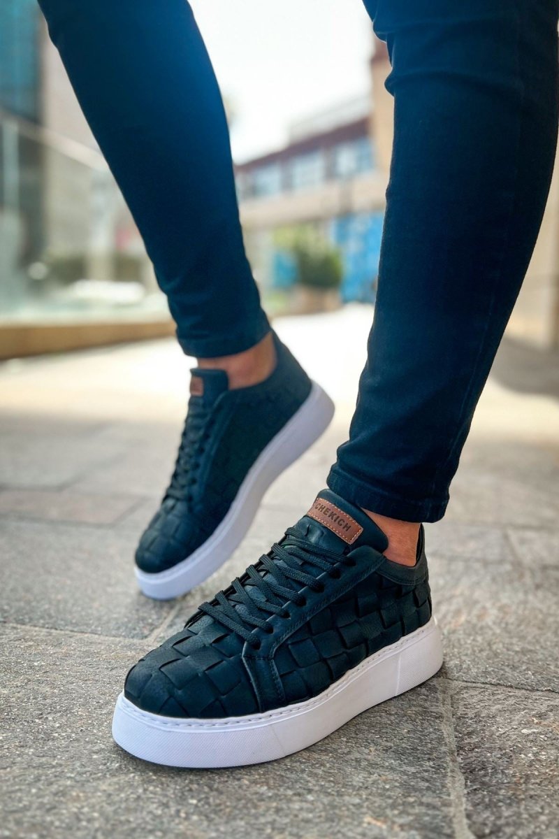 CH209 - OBT Vimini Erkek Ayakkabı SIYAH - chekich.com