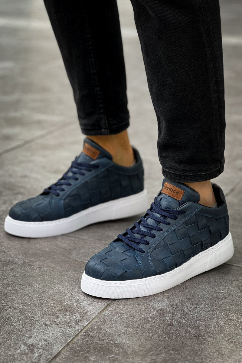 CH209 OBT Vimini Men Sneaker Navy Blue - chekich.com