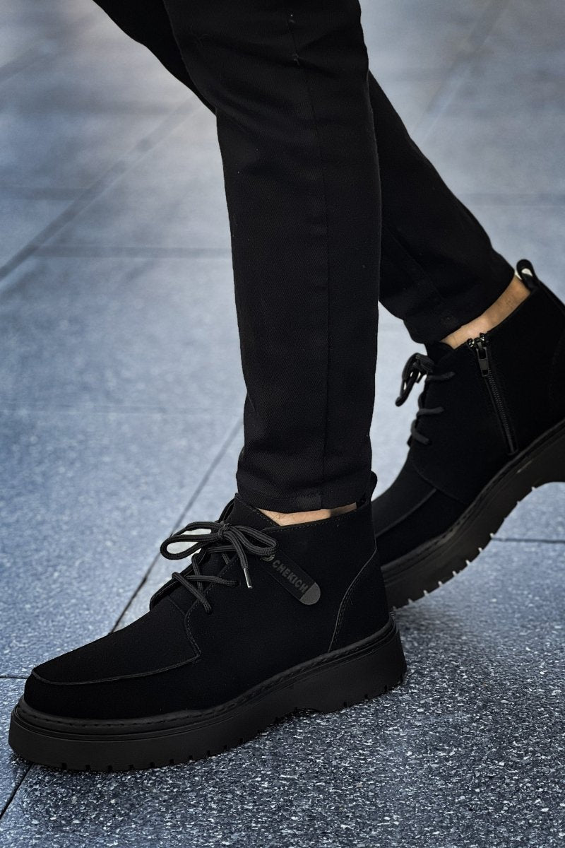 CH213 - SST Bryggen Men's Boots Black - chekich.com