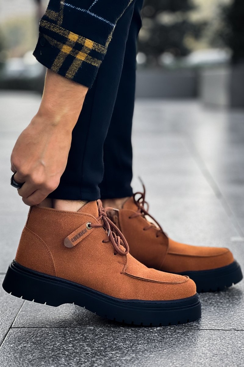 CH213 - SST Bryggen Men's Boots Tan - chekich.com