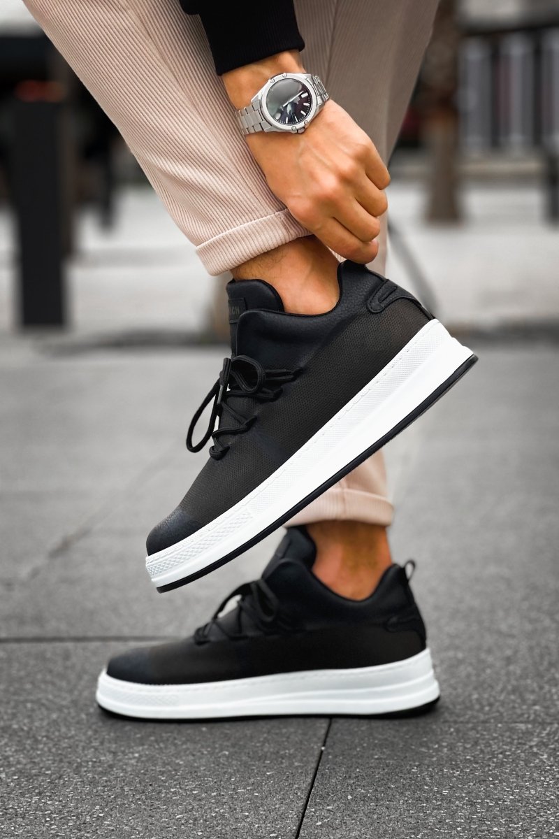 CH219 - CBT Laser Men Sneaker Black - chekich.com