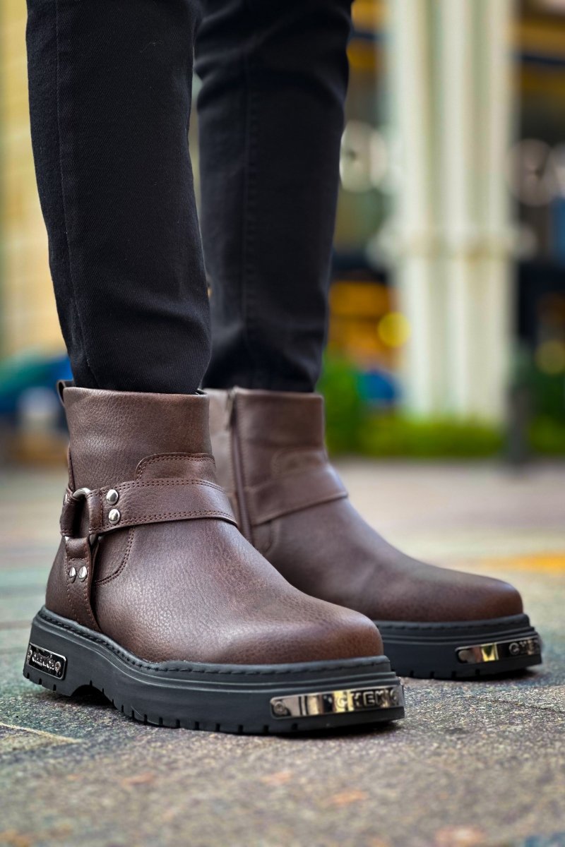 CH227 - CST Yukon Men's Boots Brown - chekich.com
