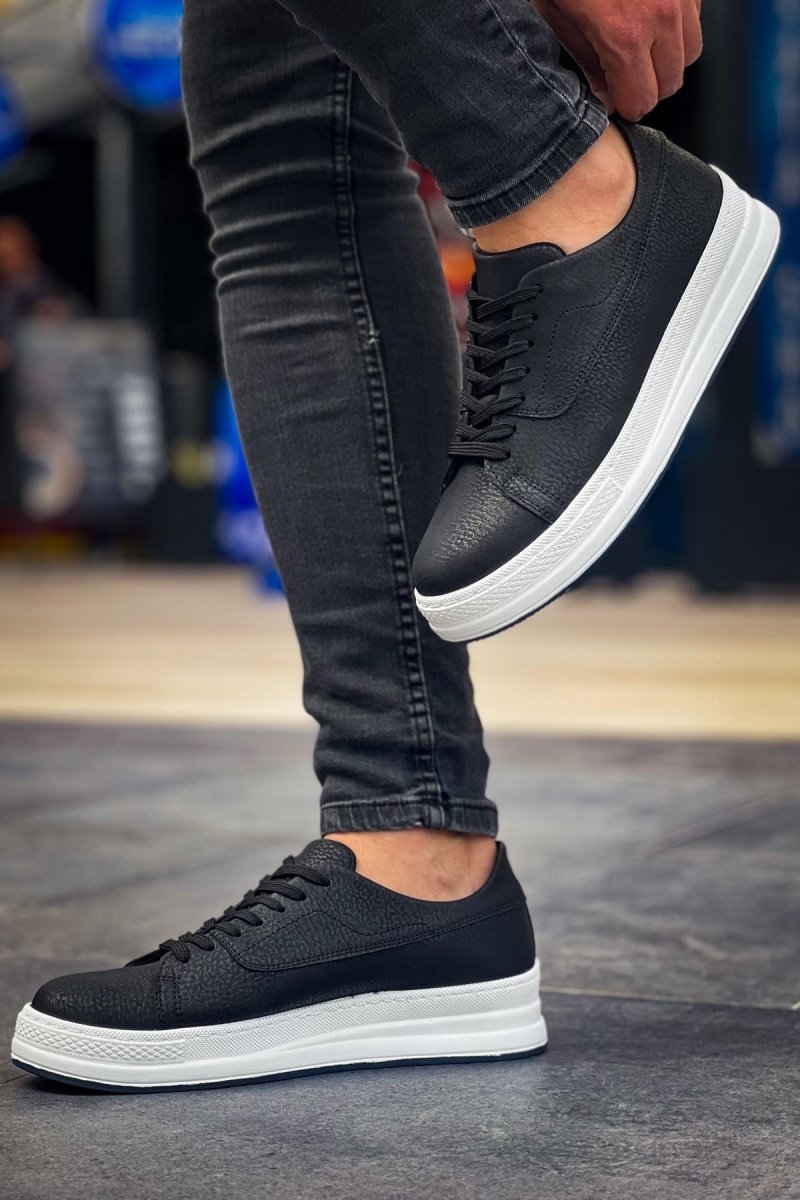 CH2401 - CBT Men Black Sneaker - chekich.com