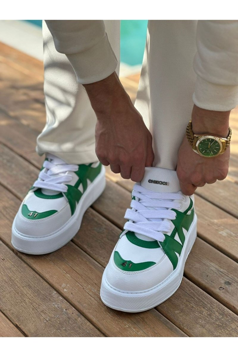 CH2407 - CBT Star - X Men Sneakers White/Green - chekich.com