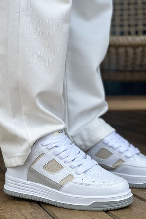 CH2410 - CBT Avax White/Beige Men Sneaker - chekich.com