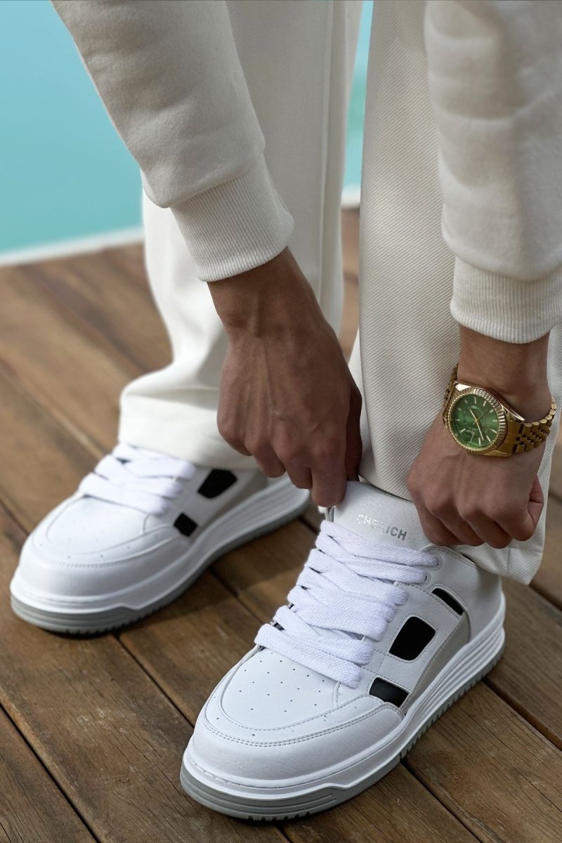 CH2410 - CBT Avax White/Black Men Sneaker - chekich.com