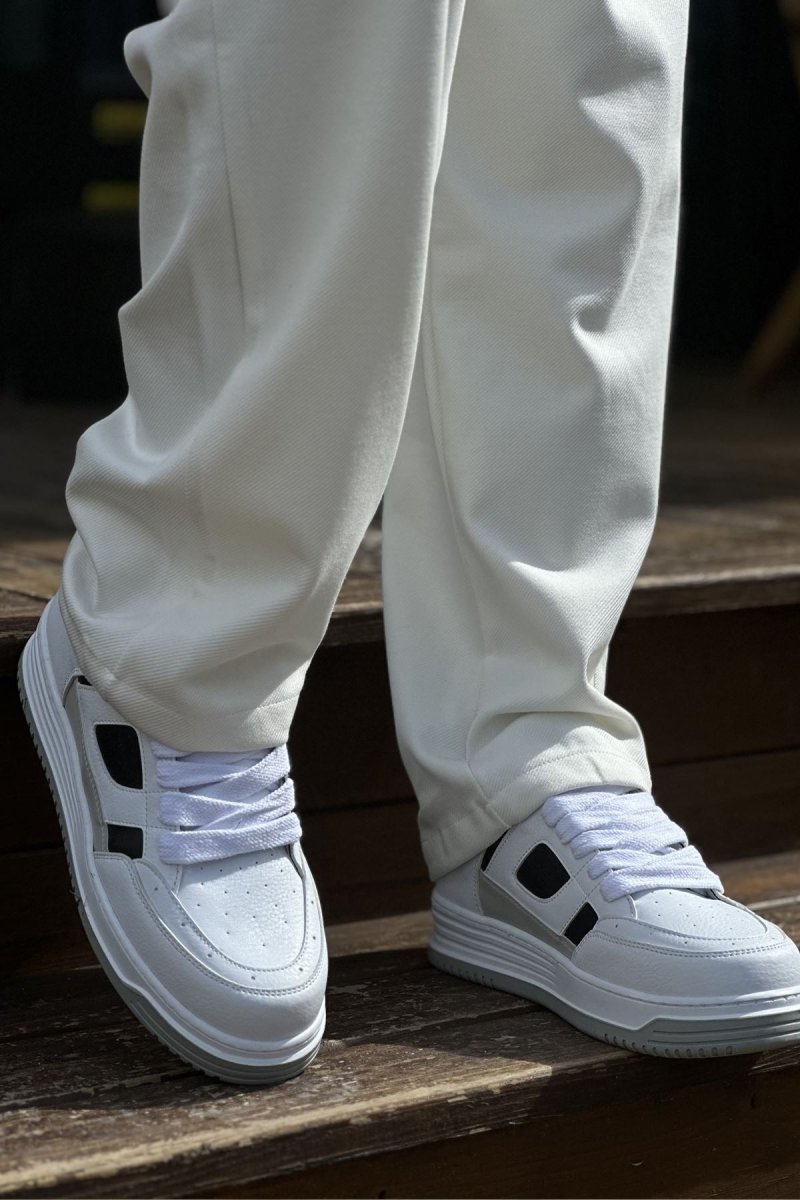 CH2410 - CBT Avax White/Black Men Sneaker - chekich.com