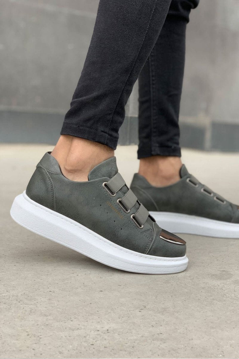 CH251 - CBT Mirror Men Sneaker Grey - chekich.com