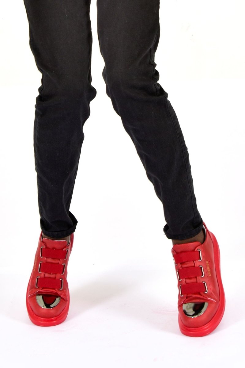 CH251 CRT Mirror Men Sneaker Red - chekich.com