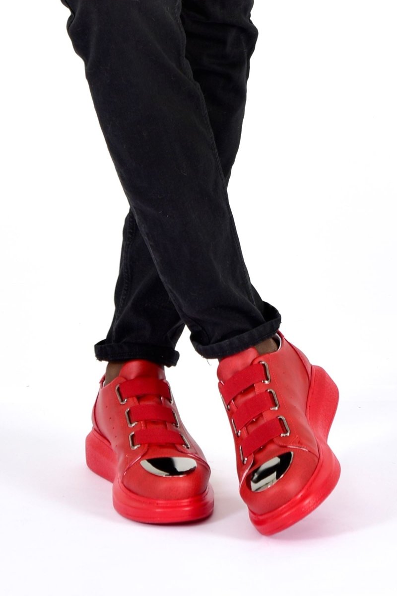 CH251 CRT Mirror Men Sneaker Red - chekich.com
