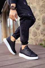 CH253 - CBT Mirror Non Erkek Ayakkabı SIYAH - chekich.com