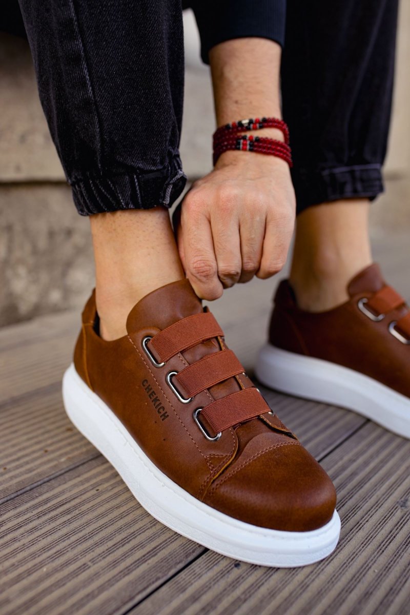 CH253 CBT Mirror Non Men Sneaker Tan –