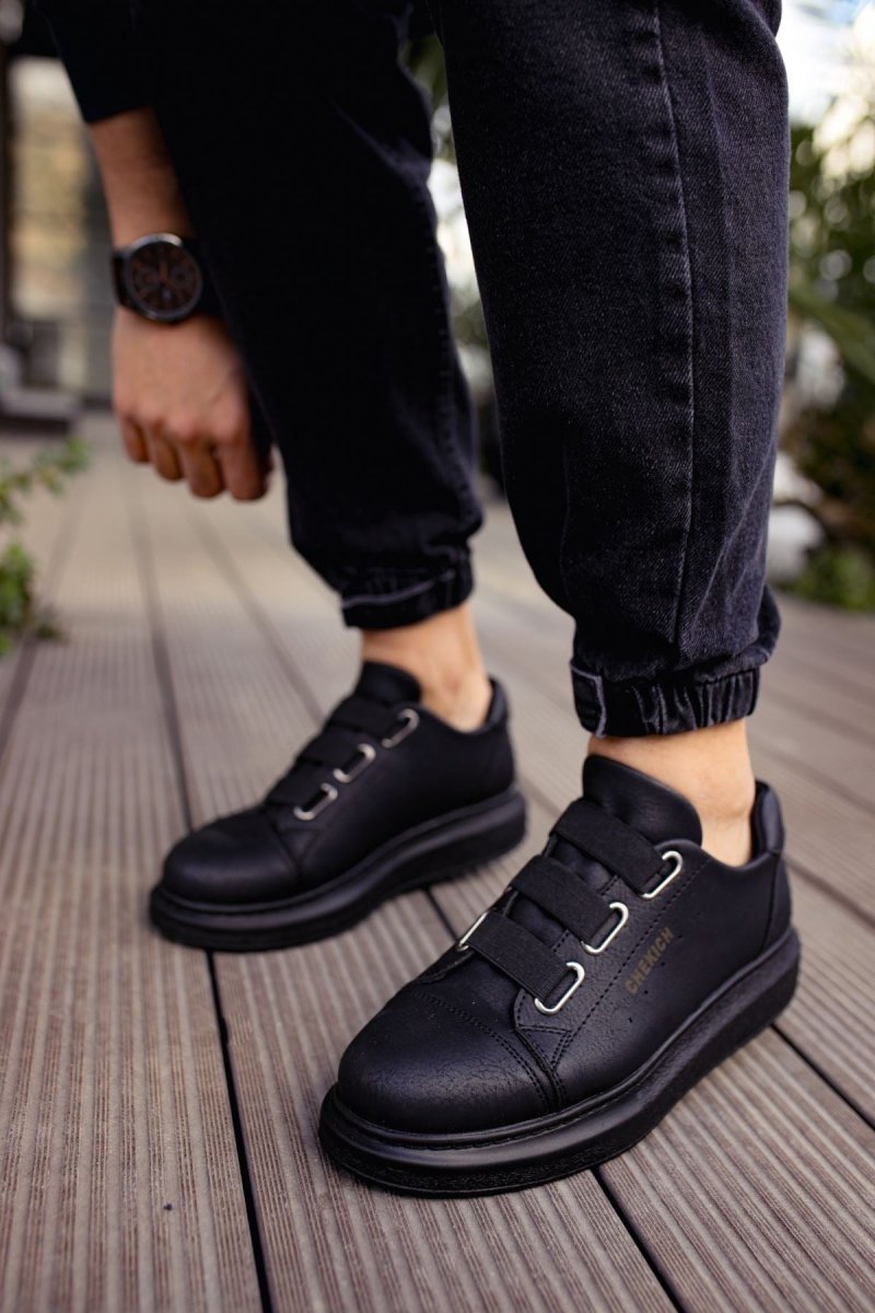 CH253 - CST Mirror Non Men Sneaker Black - chekich.com