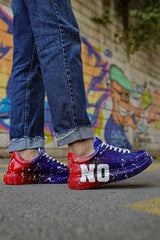 CH254 - CBT Pittura Erkek Ayakkabı 441 MAVI / KIRMIZI YES - chekich.com