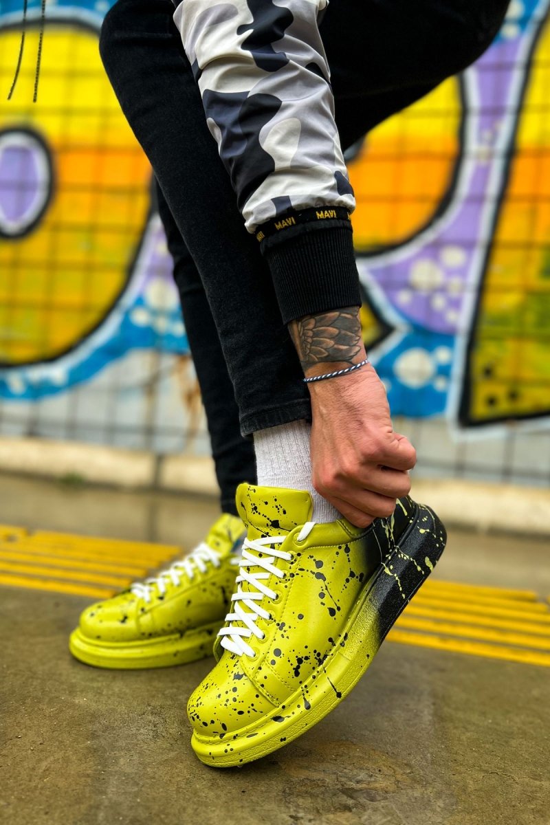 CH254 - CBT Pittura Men Sneaker 546 Green Black SPLUSH - chekich.com