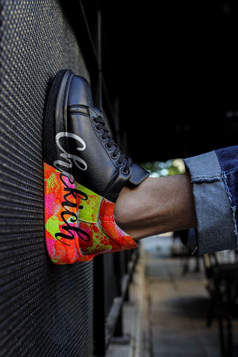 CH254 - CST Pittura Men Sneaker 481 Black / Yellow CHEKICH - chekich.com