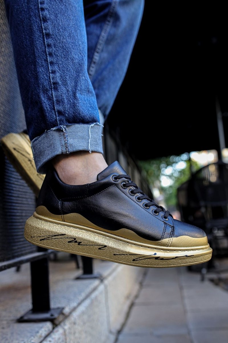 CH254 - CST Pittura Men Sneaker 482 GOLD YALDIZ TanN - chekich.com