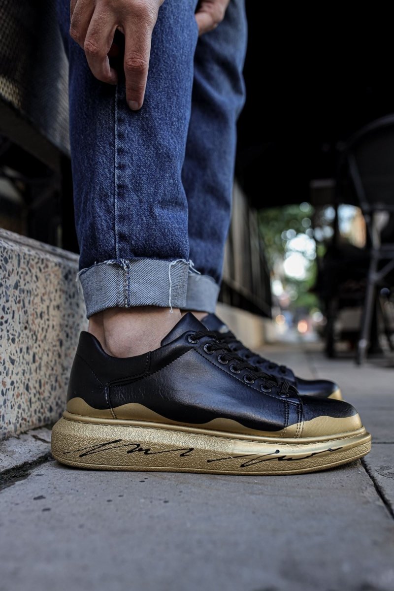 CH254 - CST Pittura Men Sneaker 482 GOLD YALDIZ TanN - chekich.com