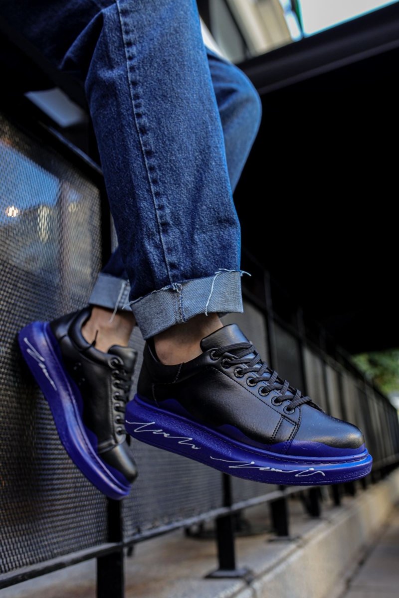CH254 - CST Pittura Men Sneaker 483 Blue / White TanN - chekich.com