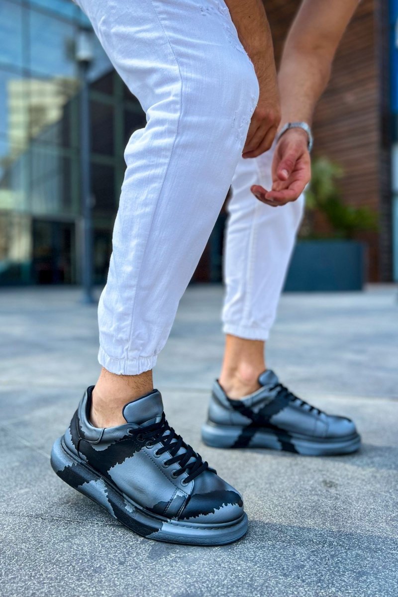 CH254 - CST Pittura Men Sneaker 551 GRI SIYAH X - chekich.com