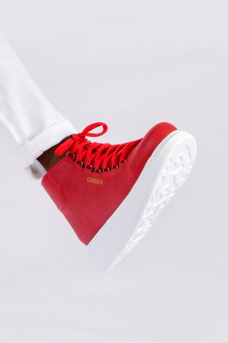 CH258 - CBT Roma Erkek Bot KIRMIZI - chekich.com