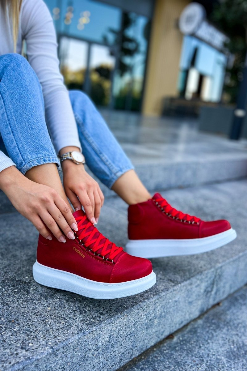 CH258 - CBT Roma Men's Boots Red - chekich.com