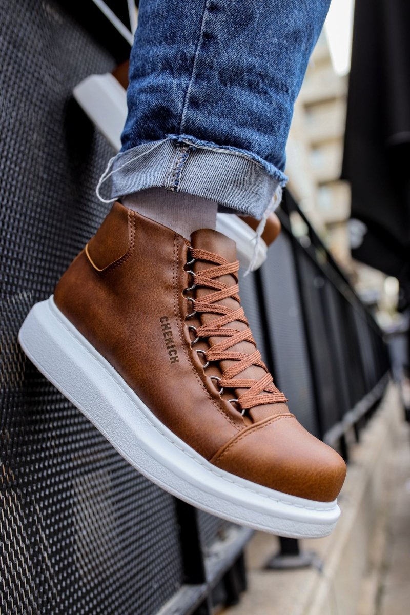 CH258 - CBT Roma Men's Boots Tan - chekich.com