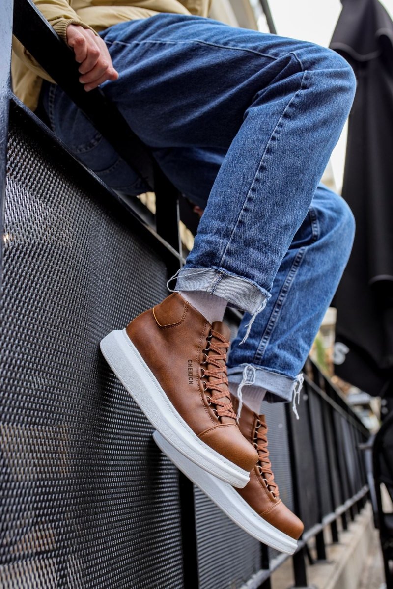 CH258 - CBT Roma Men's Boots Tan - chekich.com