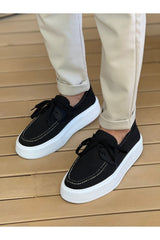 CH2602 - Triko Erkek Ayakkabı SIYAH - chekich.com