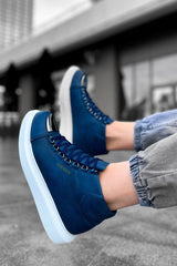 CH267 - CBT Roma Mirror Erkek Bot LACIVERT - chekich.com