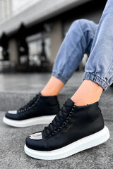 CH267 - CBT Roma Mirror Erkek Bot SIYAH - chekich.com