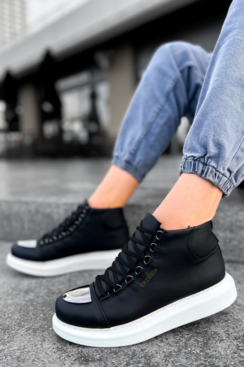 CH267 - CBT Roma Mirror Erkek Bot SIYAH - chekich.com